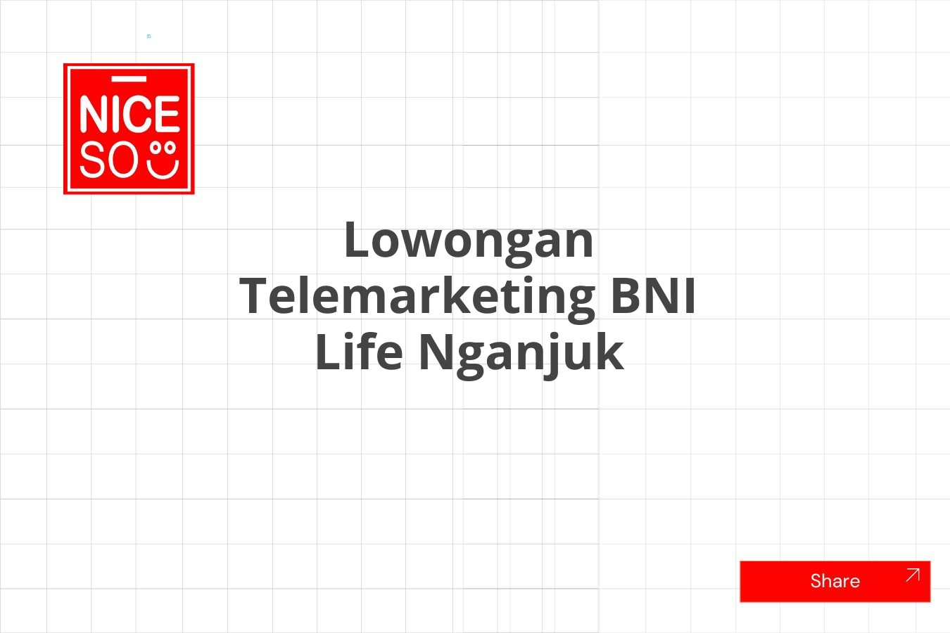 Lowongan Telemarketing BNI Life Nganjuk